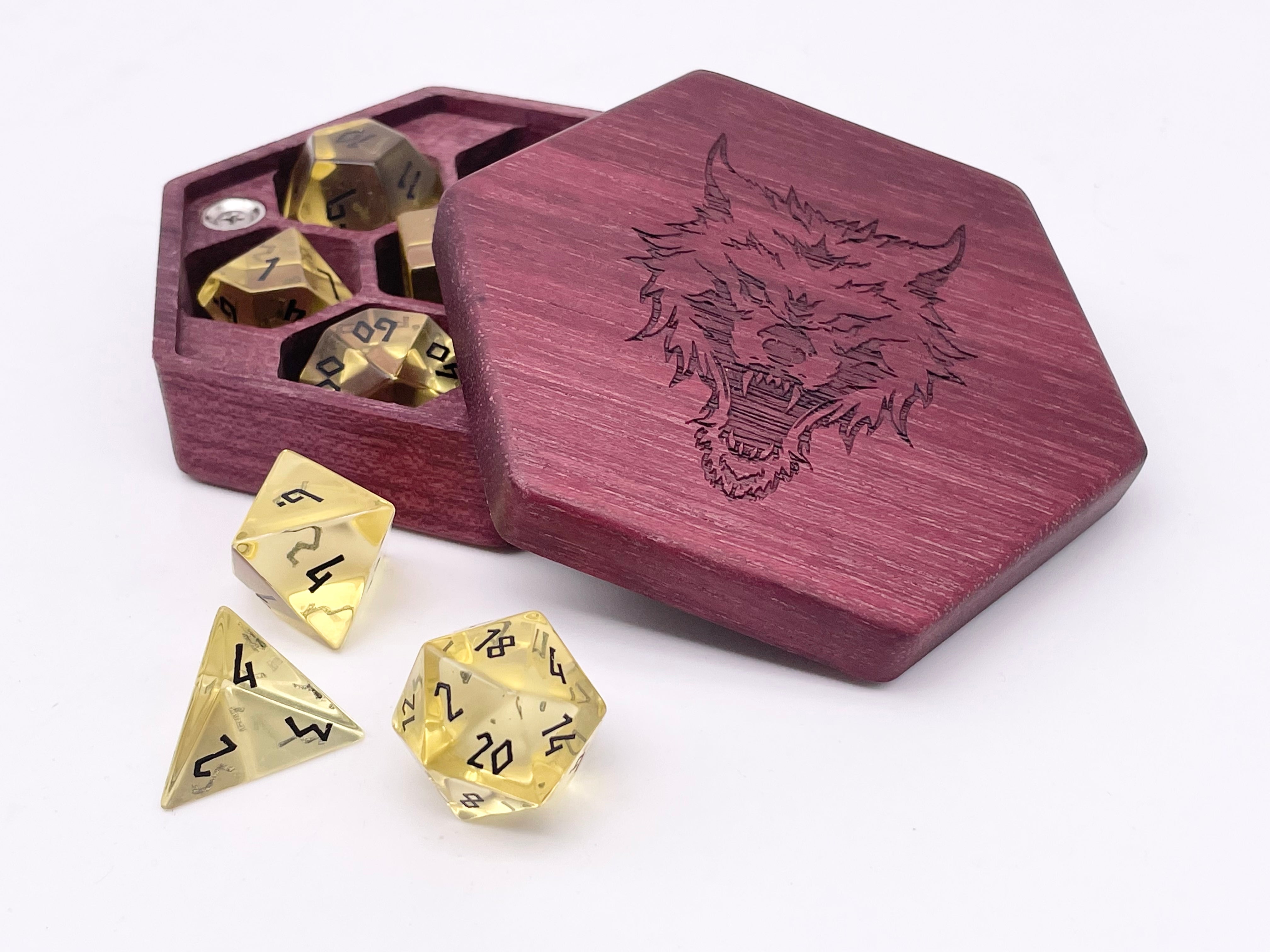 Zircon Yellow Topaz - 7 Piece RPG Set Zircon Glass Dice-Glass Dice-Norse Foundry-Norse Foundry-zircon glass dice-dungeons & dragons-d&d dice set-rpg dice set-glass dice set-d&d-perfect for tabletop rpgs