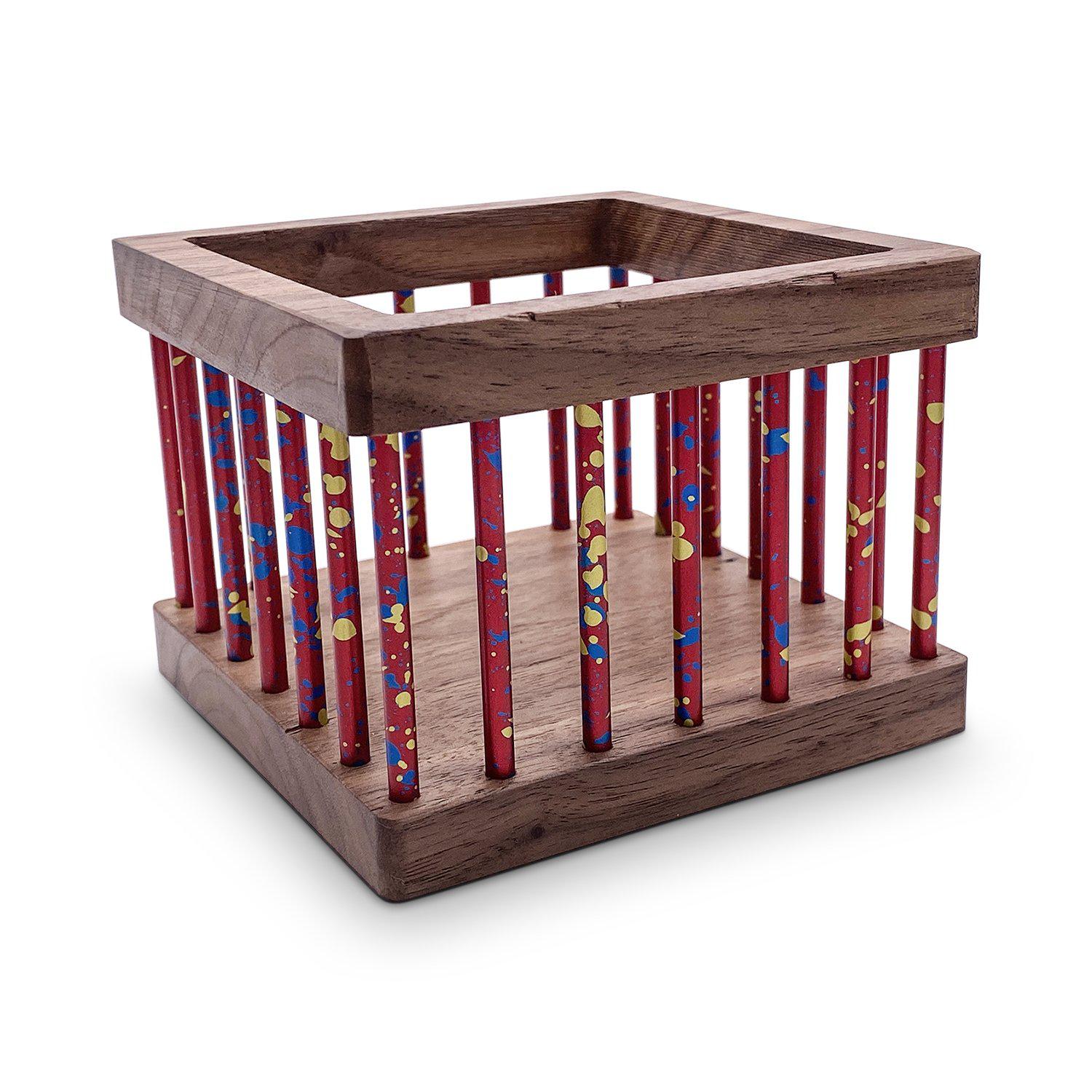 Cherry Wood Dice Jail - NOR 03015