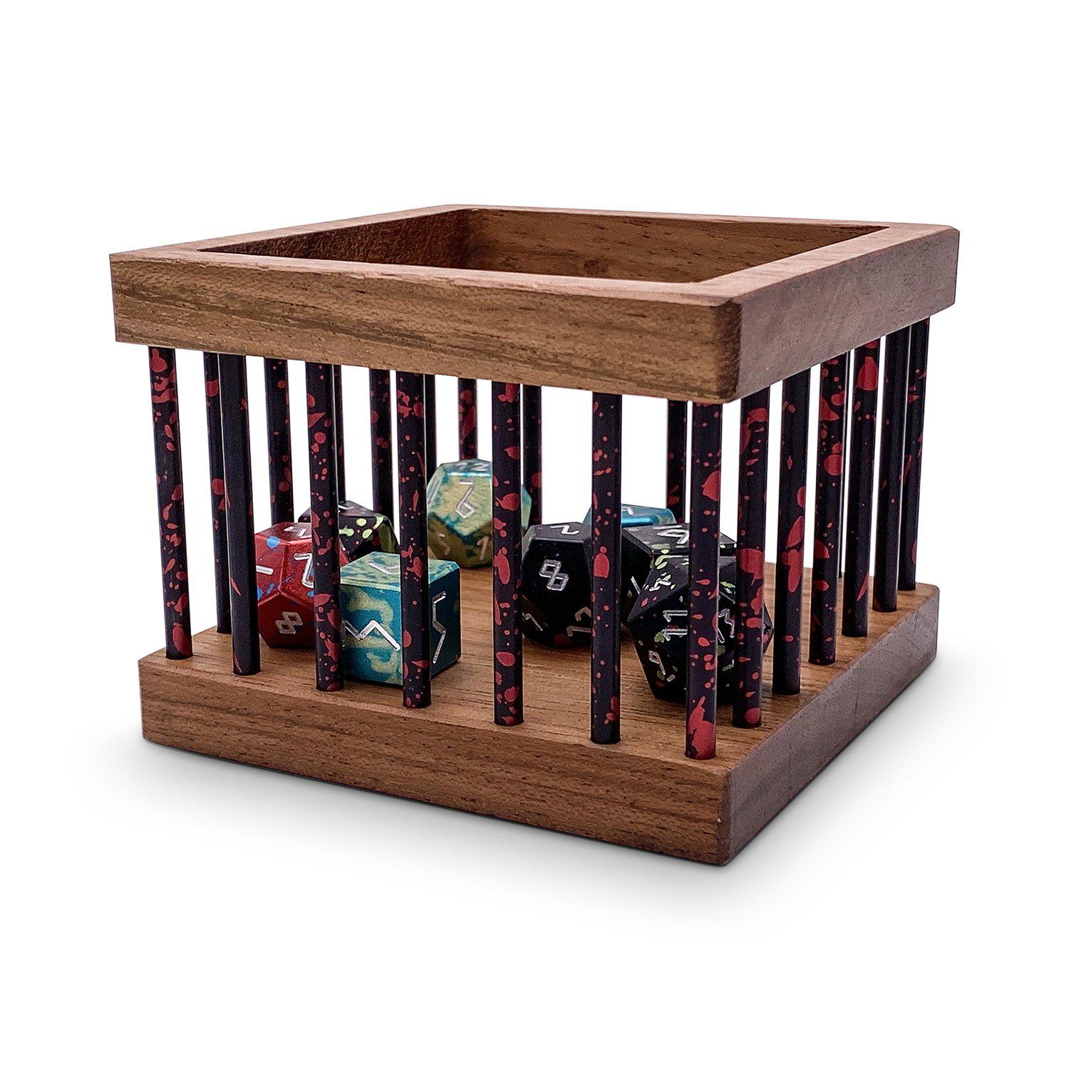 Cherry Wood Dice Jail - NOR 03016