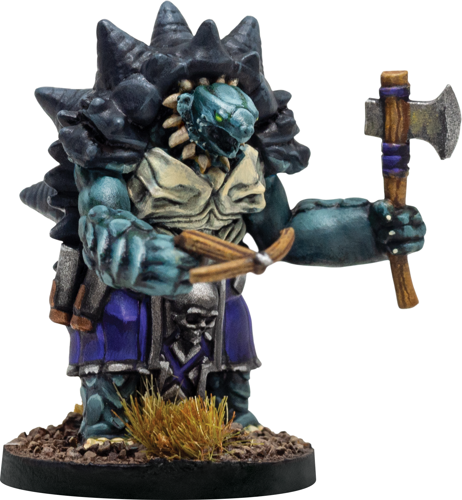 Kawako - Turtlefolk Heavy Armored 28mm Miniature by Adventurers & Adversaries - A&A 0008