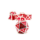 Ooze of Doom RPG Set - Blood Wrath-Metal Dice-Norse Foundry-DND Dice-Gaming Dice-Dungeons and Dragons Dice