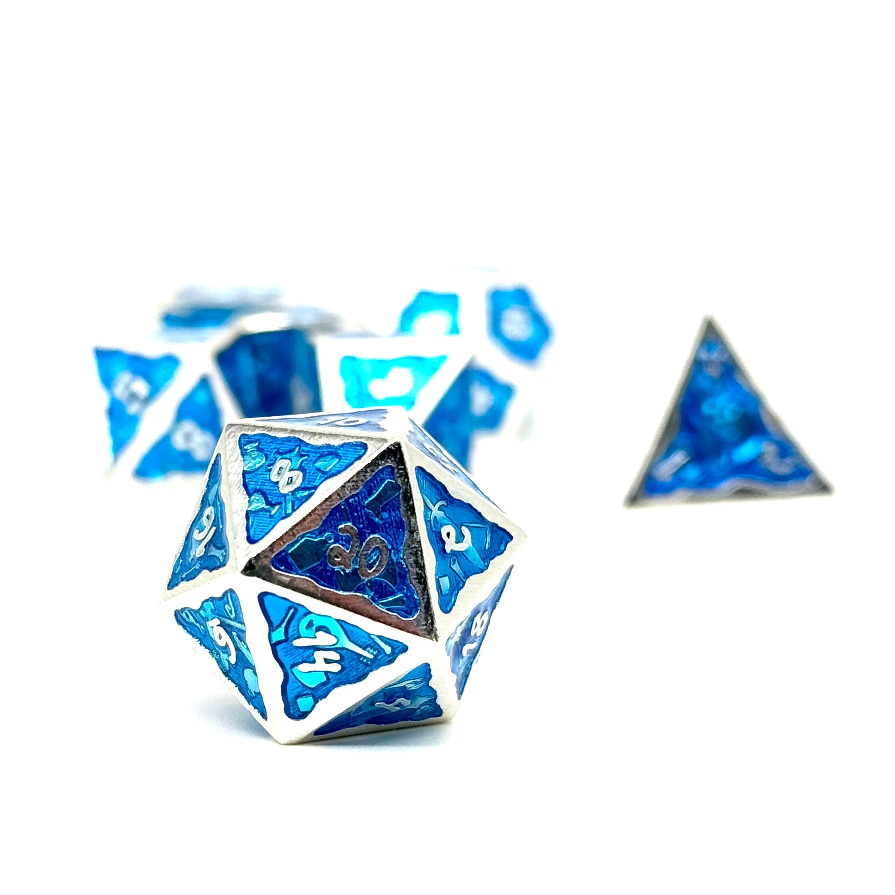 Ooze of Doom RPG Set - Chilling Despair-Metal Dice-Norse Foundry-DND Dice-Gaming Dice-Dungeons and Dragons Dice