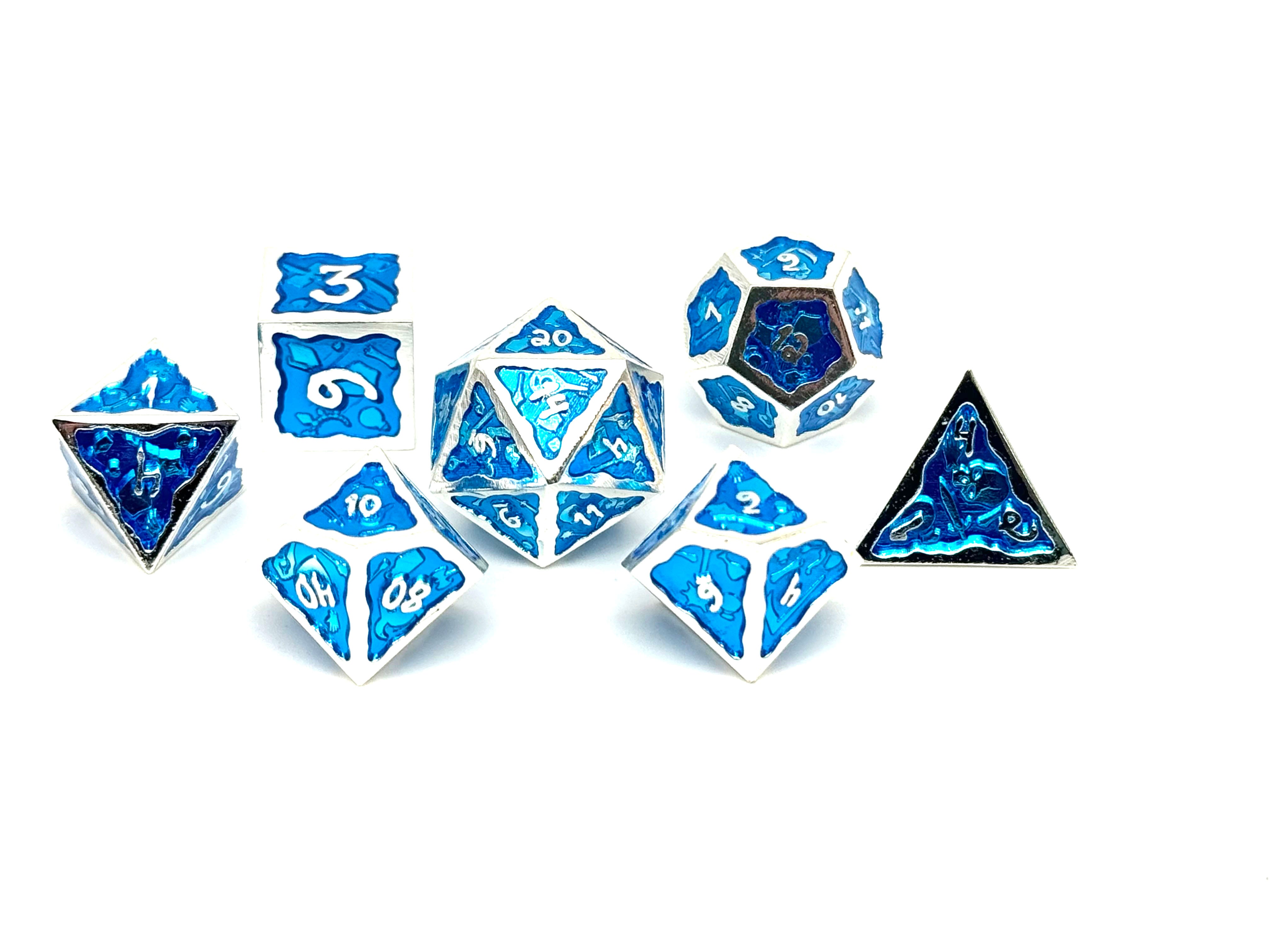 Ooze of Doom RPG Set - Chilling Despair-Metal Dice-Norse Foundry-DND Dice-Gaming Dice-Dungeons and Dragons Dice