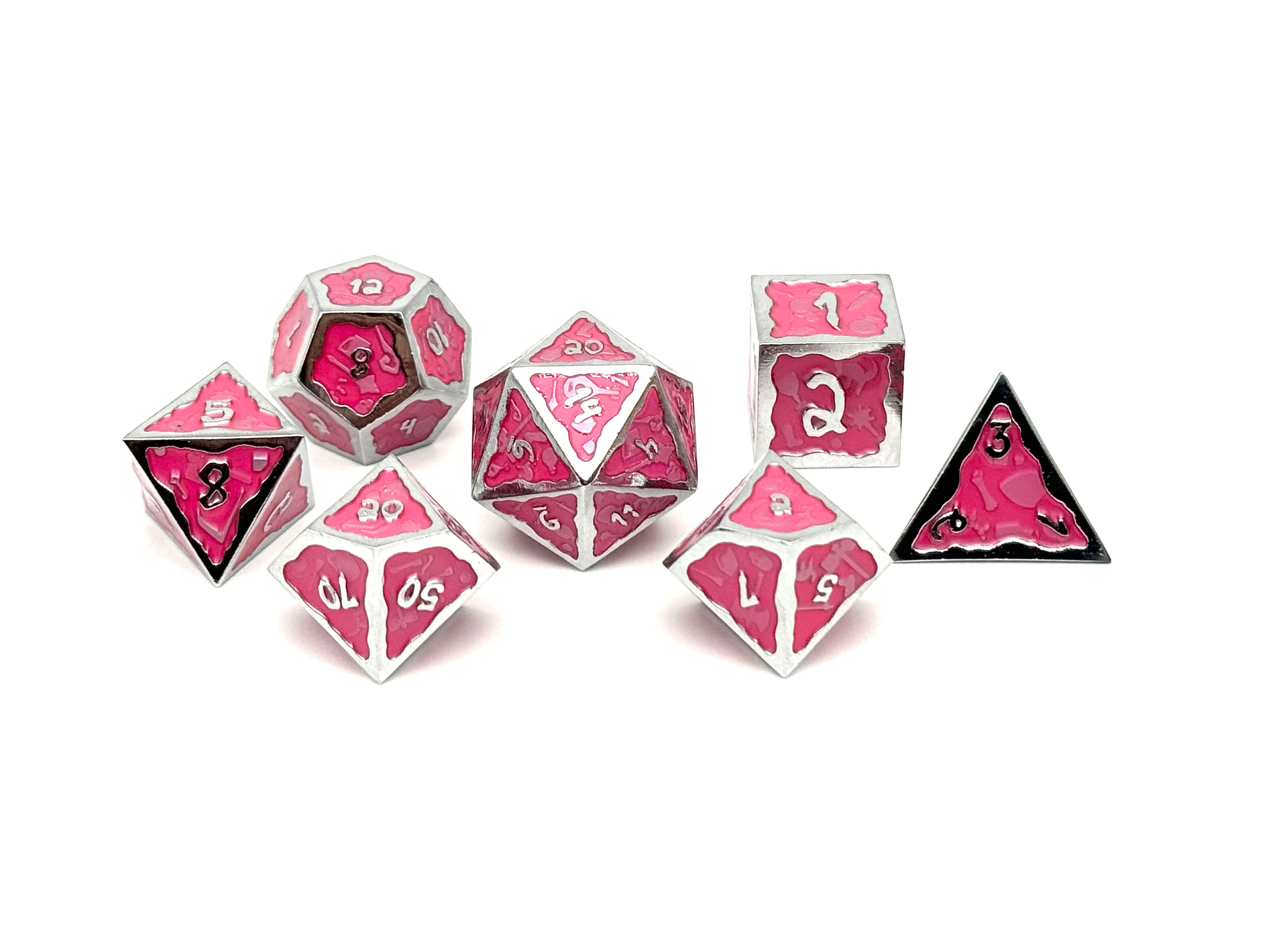 Ooze of Doom RPG Set - Corrosive Curiosity-Metal Dice-Norse Foundry-DND Dice-Gaming Dice-Dungeons and Dragons Dice