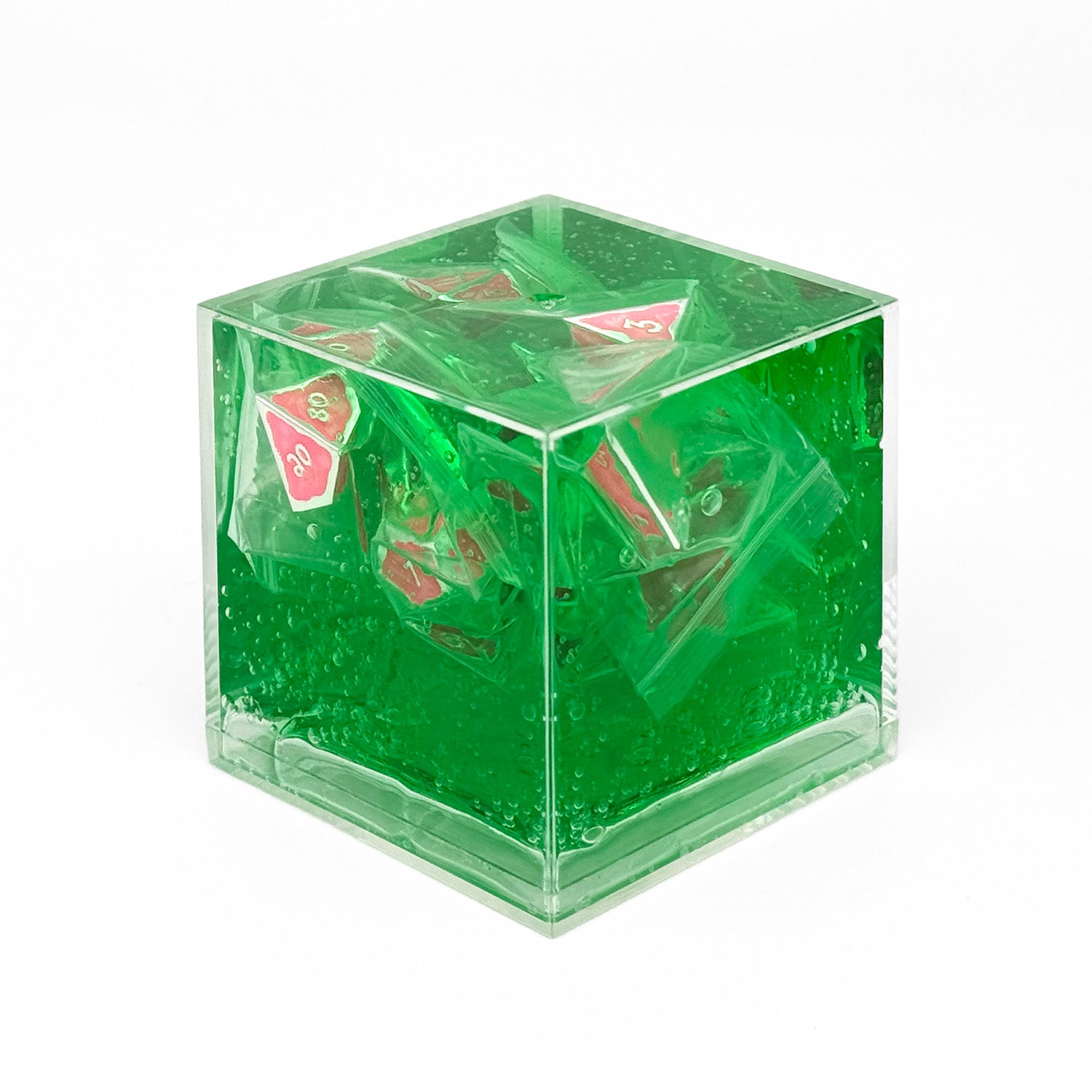 Ooze of Doom RPG Set - Corrosive Curiosity-Metal Dice-Norse Foundry-DND Dice-Gaming Dice-Dungeons and Dragons Dice