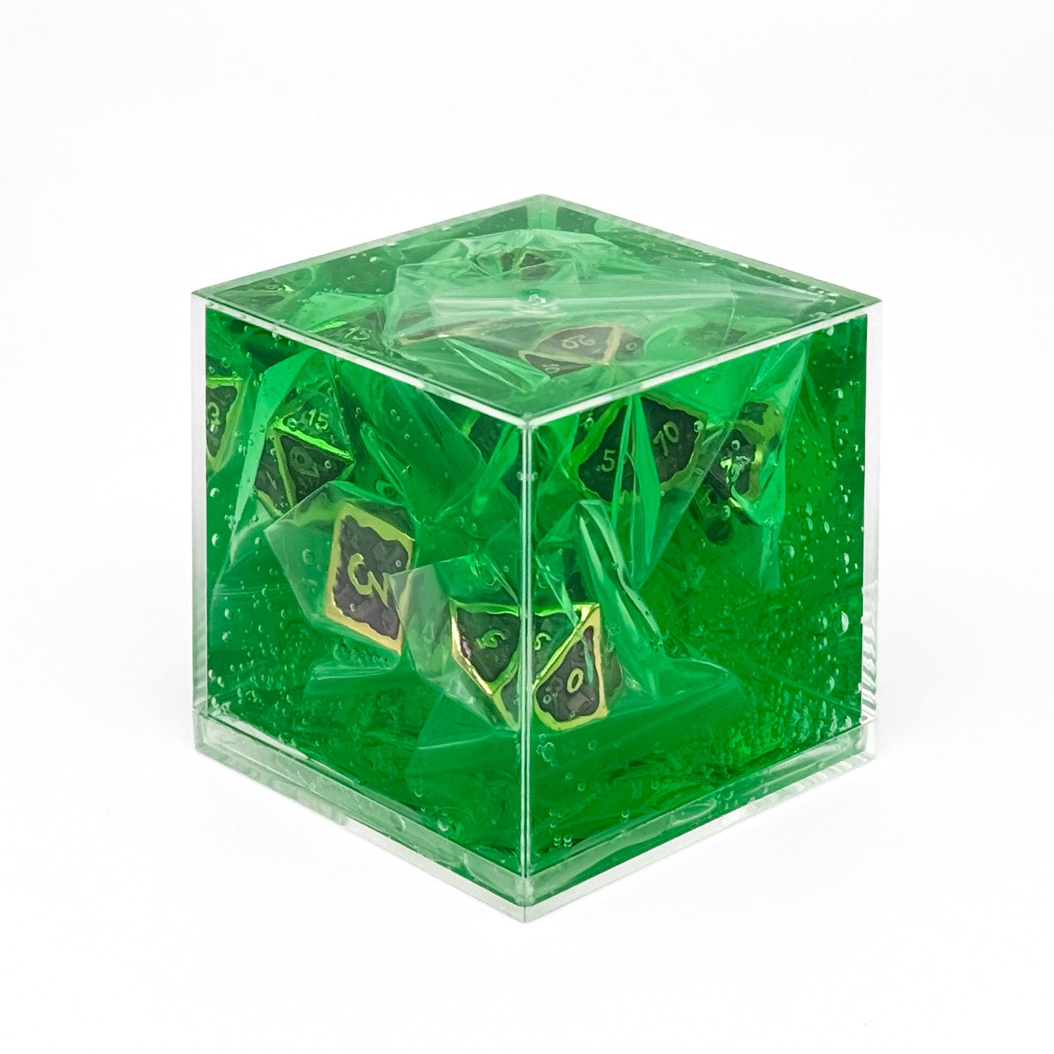Ooze of Doom RPG Set - Necrotic Revenge-Metal Dice-Norse Foundry-DND Dice-Gaming Dice-Dungeons and Dragons Dice