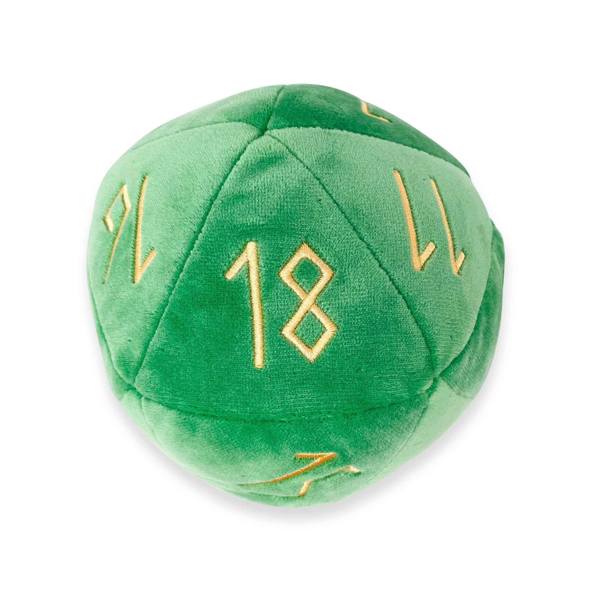 Goblin Horde - Green Plushie Boulder ® 170mm D20 Plush Soft Dice - NOR 03101