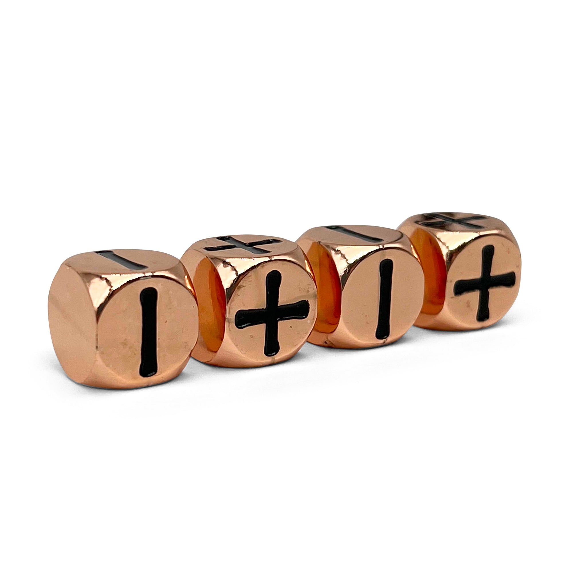 Fate Dice – Copper Still Pack of 4 Metal Dice - NOR 00710