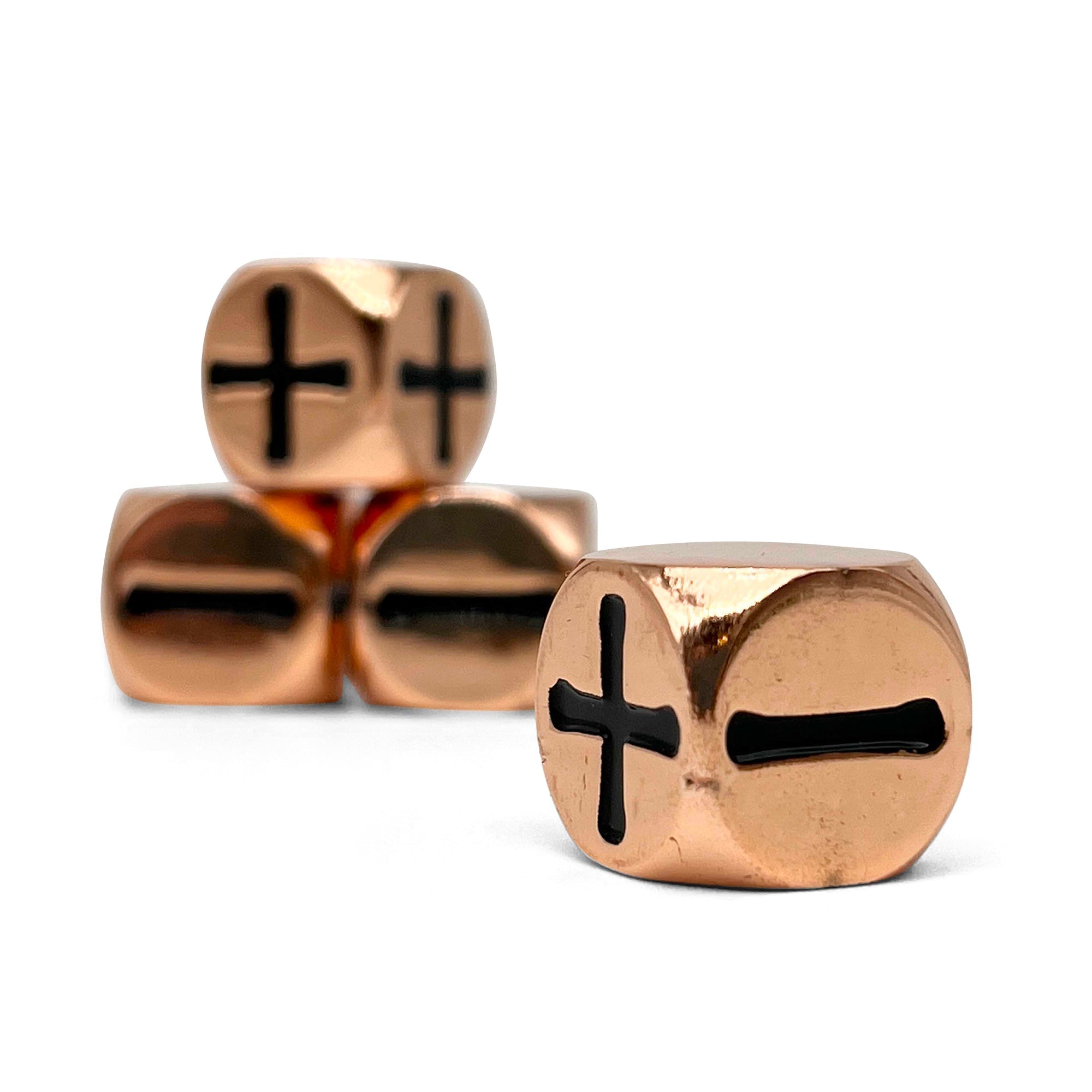 Fate Dice – Copper Still Pack of 4 Metal Dice - NOR 00710