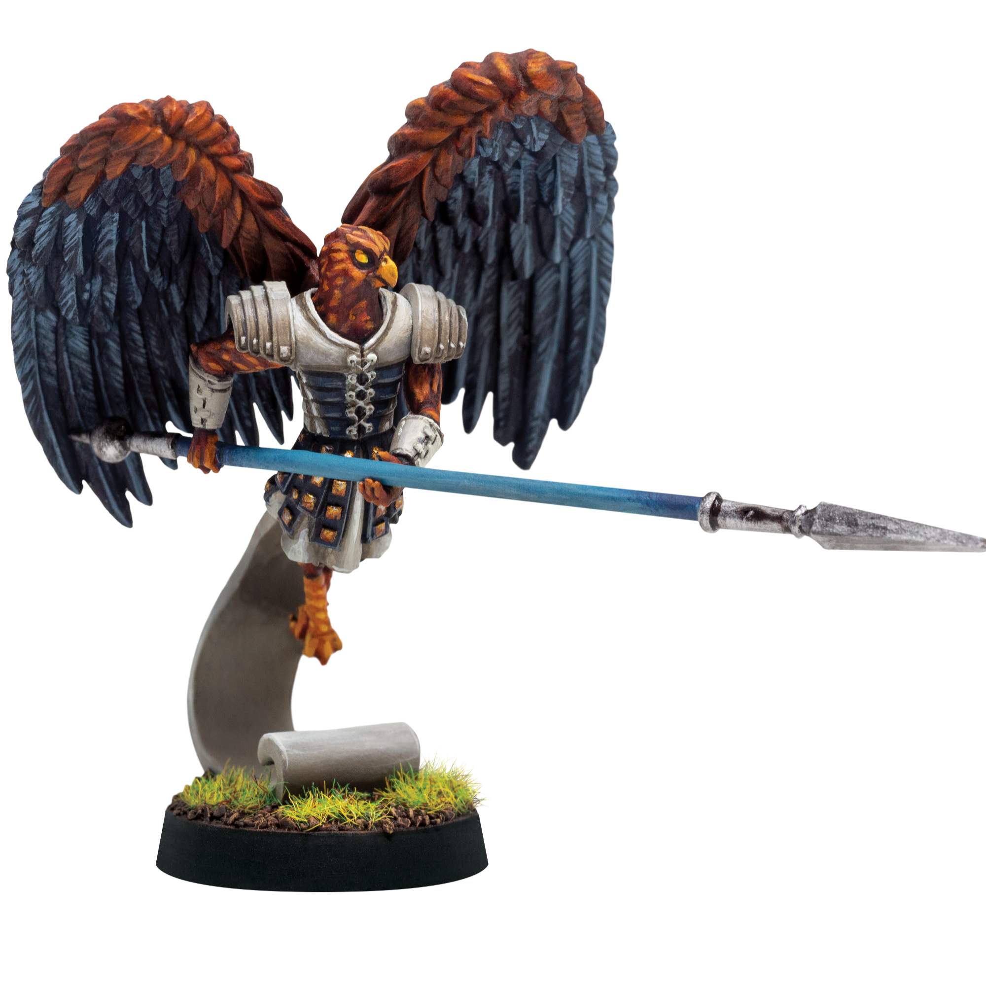 Quirinus - Hawkind Medium Armored 28mm Miniature By Adventurers & Adversaries - A&A 0034