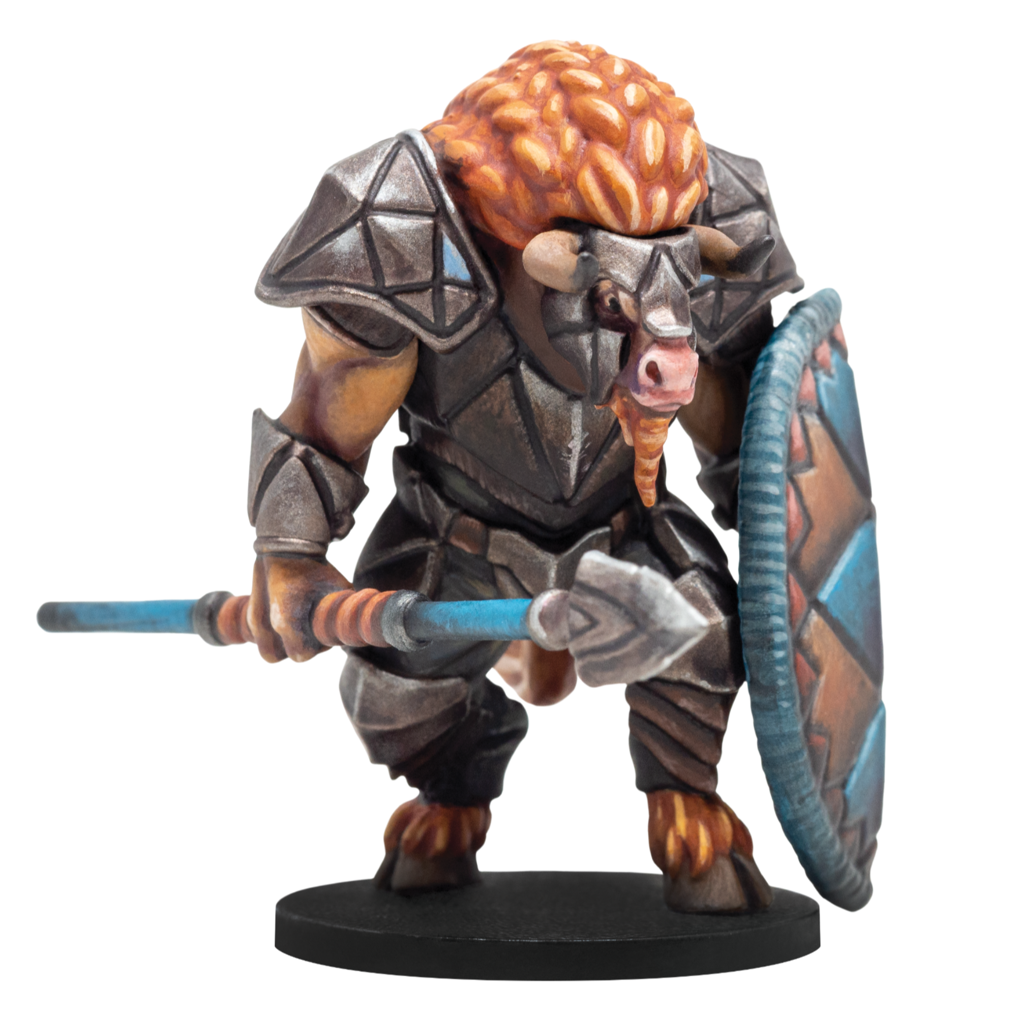 Rakkaia - Minotaur Heavy Armored 28mm Miniature By Adventurers & Adversaries - A&A 0045