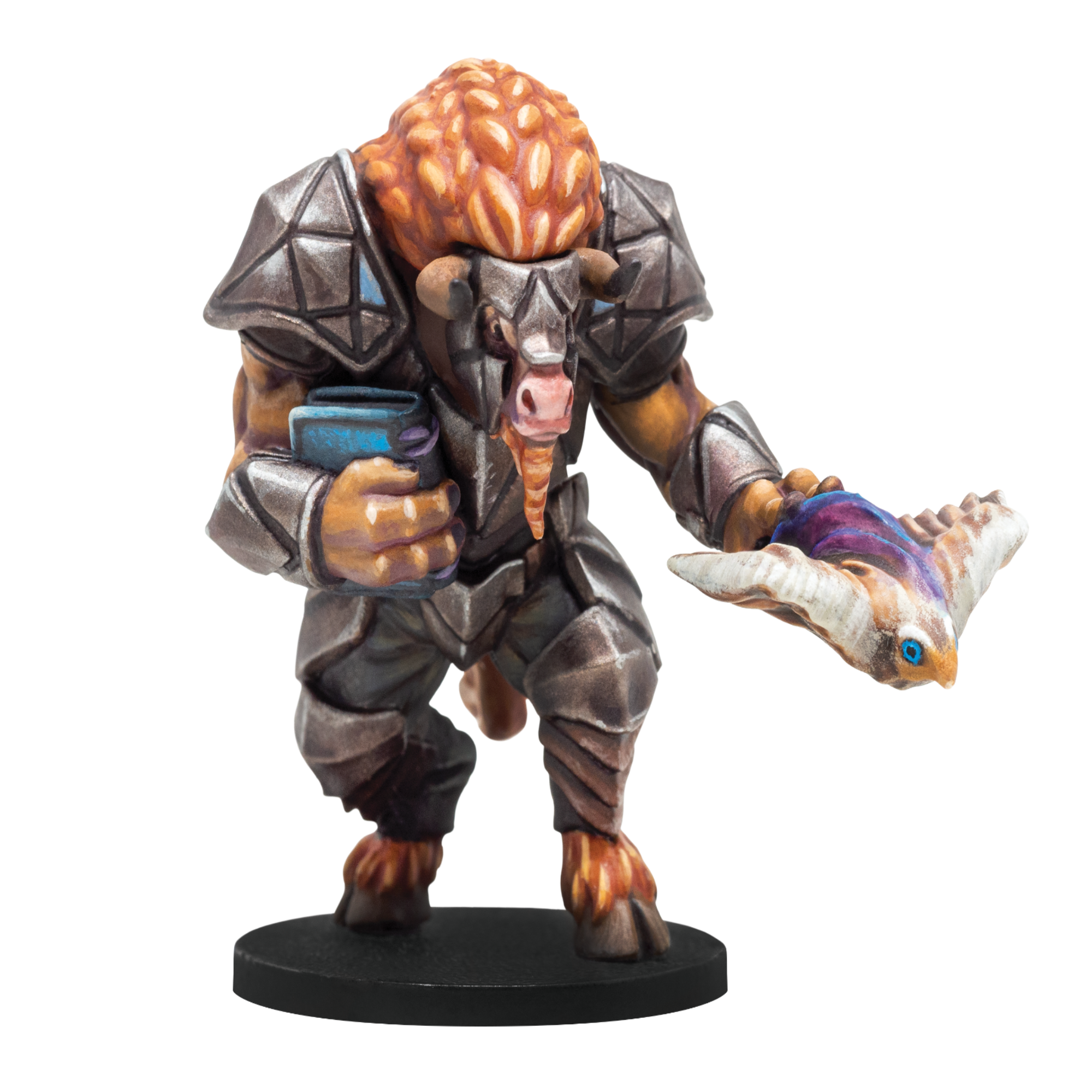 Rakkaia - Minotaur Heavy Armored 28mm Miniature By Adventurers & Adversaries - A&A 0045