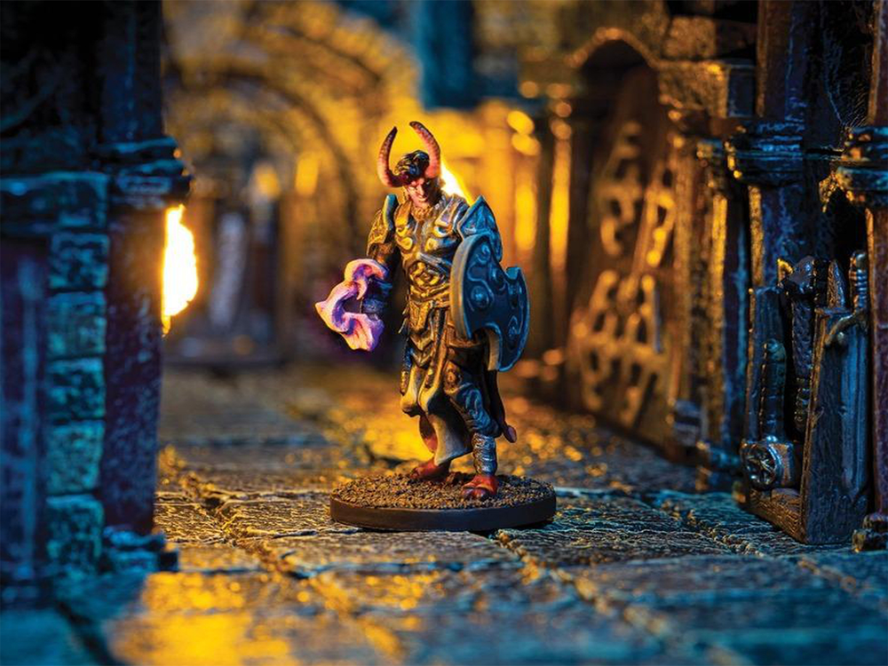 Melech - Demonkin Heavy Armored 28mm Miniature by Adventurers & Adversaries