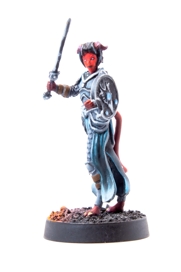 Yutari - Demonkin Female Heavy Miniature by Adventurers & Adversaries