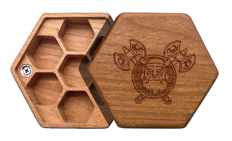 Norse Foundry Exclusive - Cherry Elderwood Hex Chest