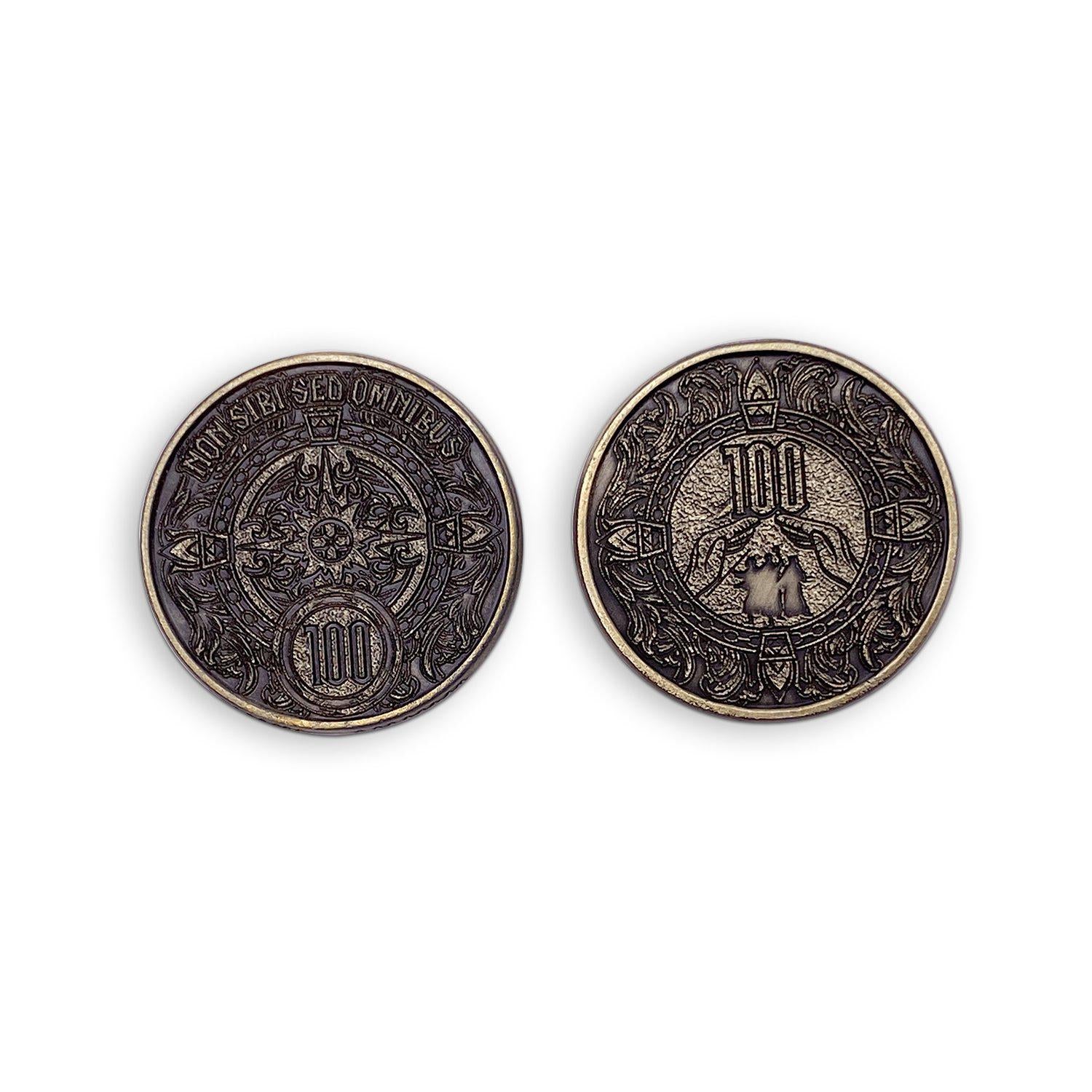 Adventure Coins - Cleric Metal Coins Set of 10-Norse Foundry-Norse Foundry-RPG Coins-Metal Coins-DND Coins-TTRPG Coins-dnd accessories-d&d coins