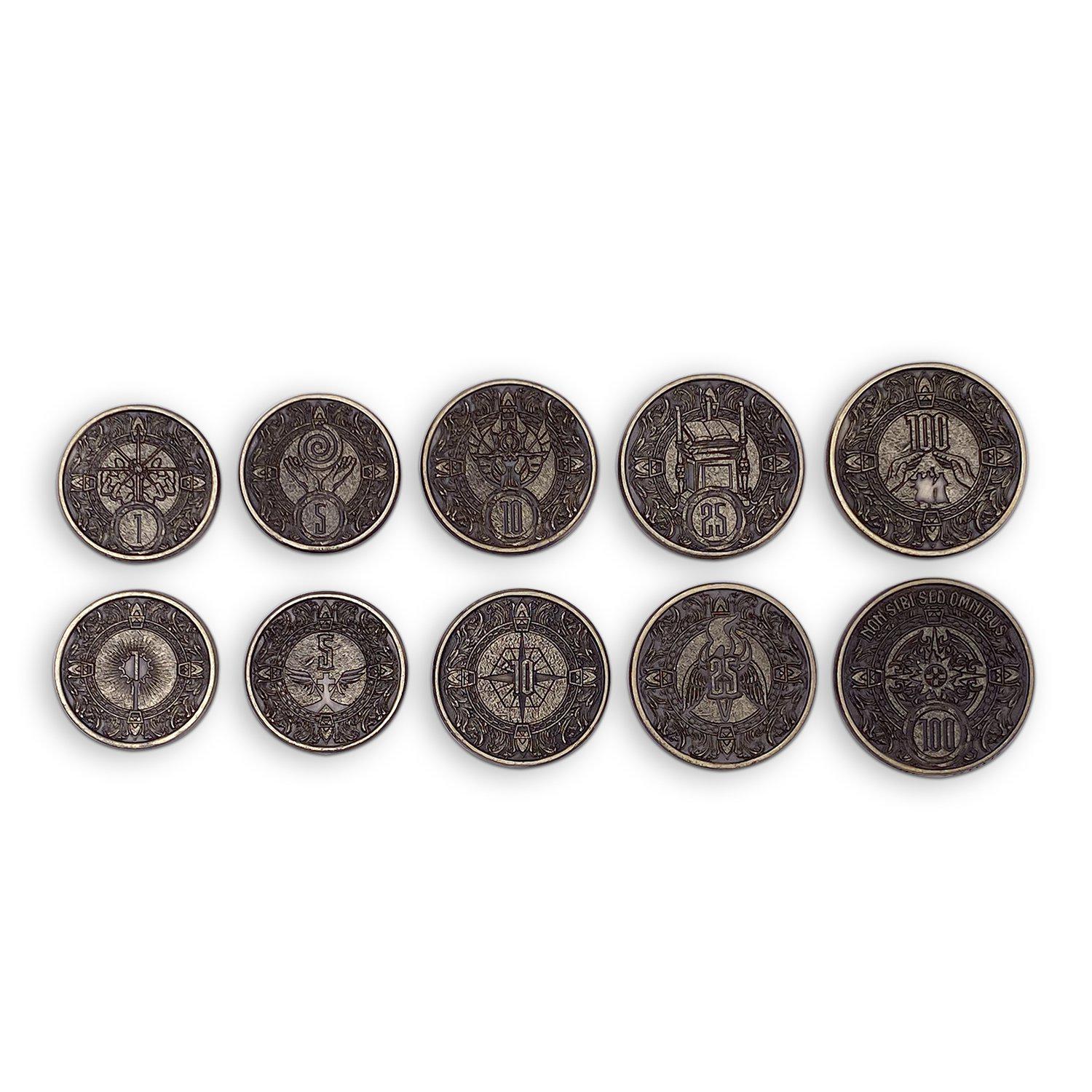 Adventure Coins - Cleric Metal Coins Set of 10-Norse Foundry-Norse Foundry-RPG Coins-Metal Coins-DND Coins-TTRPG Coins-dnd accessories-d&d coins