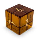 Amber Citrine - Single D6 Zircon Glass Dice-Glass Dice-Norse Foundry-Norse Foundry-dungeons & dragons-d&d dice-rpg d6-glass d6-d&d-d6-perfect for tabletop rpgs