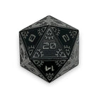 Black Hole - Asteroid Boulder® 45MM Alloy Metal Dice-Metal - Zinc Alloy Dice-Norse Foundry-Dungeons and Dragons-D&D Dice-D20-Metal Dice Set-DnD-DnD Metal Dice Set-Perfect for Tabletop RPGs