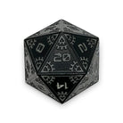 Black Hole - Asteroid Boulder® 45MM Alloy Metal Dice-Metal - Zinc Alloy Dice-Norse Foundry-Norse Foundry-dungeons & dragons-d&d dice-rpg dice-d20-metal dice-d&d-45mm-oversize-boulder-perfect for tabletop rpgs