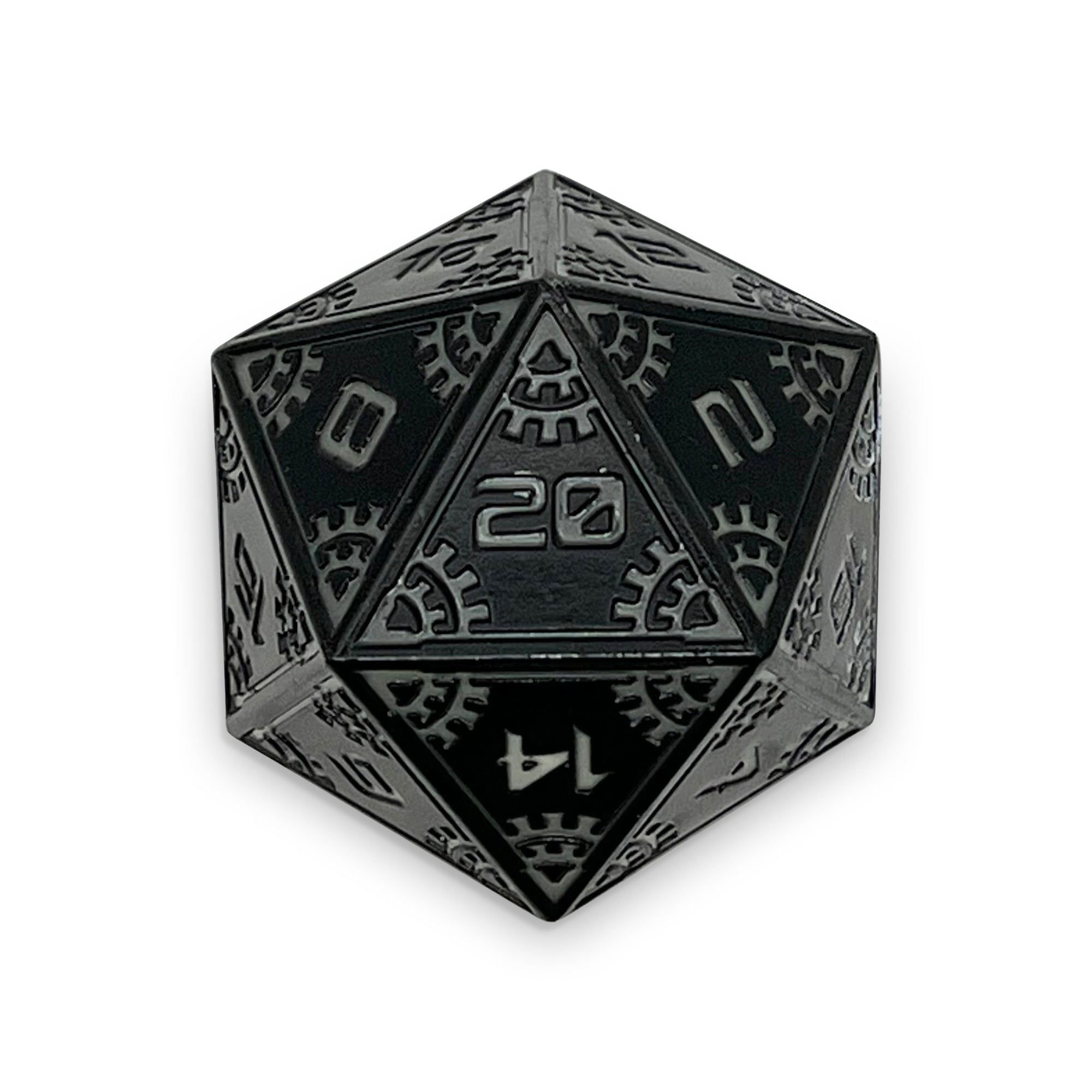 Black Hole - Asteroid Boulder® 45MM Alloy Metal Dice-Metal - Zinc Alloy Dice-Norse Foundry-Norse Foundry-dungeons & dragons-d&d dice-rpg dice-d20-metal dice-d&d-45mm-oversize-boulder-perfect for tabletop rpgs