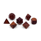 Black Walnut - 7 Piece RPG Wooden Dice Set-Wooden Dice-Norse Foundry-Norse Foundry-wood dice set-dungeons & dragons-d&d dice set-rpg dice set-wood dice set-d&d-perfect for tabletop rpgs