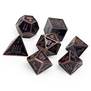 Clockwork Dragon - Norse Themed Metal Dice Set