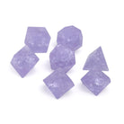 Frosted Shattered Zircon Alexandrite - Raised-Glass Dice-Norse Foundry-Norse Foundry-zircon glass dice-dungeons & dragons-d&d dice set-rpg dice set-glass dice set-d&d-perfect for tabletop rpgs