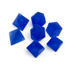 Frosted Shattered Zircon Sapphire - Raised-Glass Dice-Norse Foundry-Norse Foundry-zircon glass dice-dungeons & dragons-d&d dice set-rpg dice set-glass dice set-d&d-perfect for tabletop rpgs