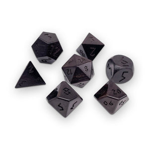 Ebene - 7 Piece RPG Wooden Dice Set