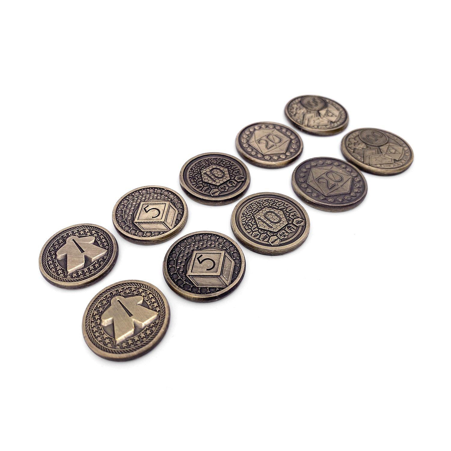 Adventure Coins - Game Night Metal Coins Set of 10