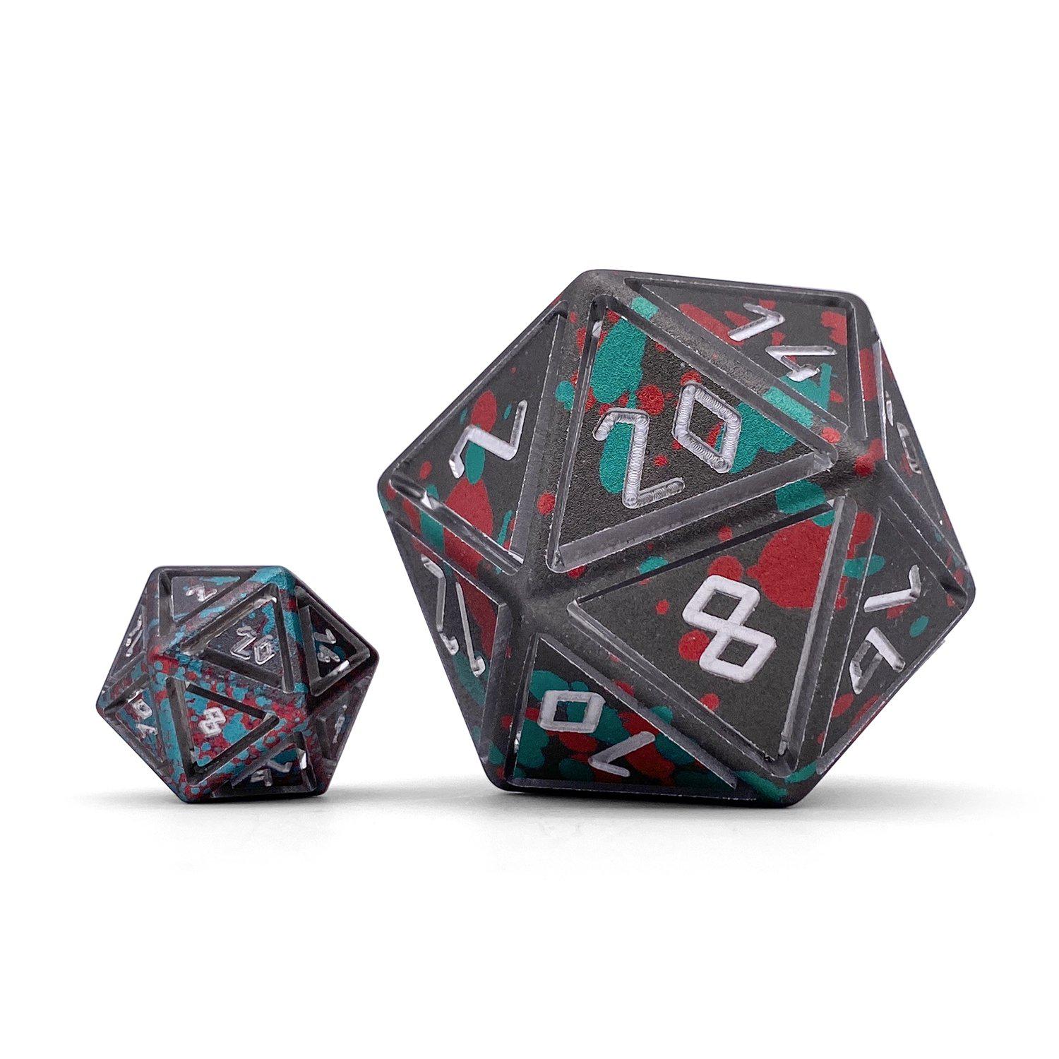 Giant Slayer - Nimbus™ Boulder® 55mm 6063 Aluminum Wondrous Dice-Dice-Norse Foundry-Norse Foundry-aluminum dice-dungeons & dragons-d&d dice-rpg dice-d20-d&d-55mm-oversize-boulder-perfect for tabletop rpgs