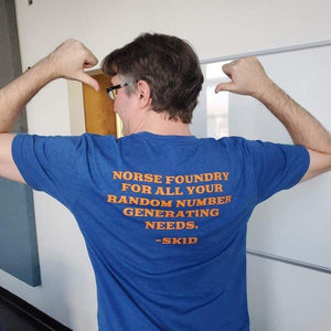 Glass Cannon Podcast GCP Skid Norse Foundry T-Shirt