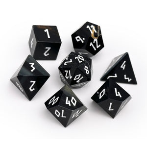 Hawk's Eye - 7 Piece RPG Set Gemstone Dice