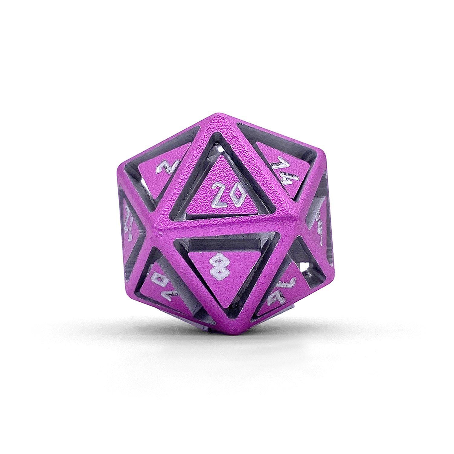 Warlock Pink - Nimbus™ 7 Piece RPG Set 6063 Aluminum Dice