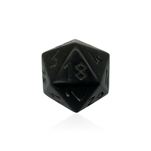 Gabon Ebony - Boulder 45mm Wooden Dice