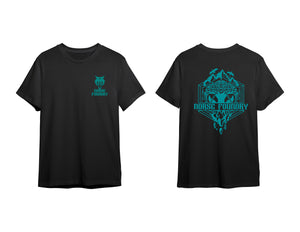 Roll for Adventure - Charcoal with Teal Next Level T-Shirt