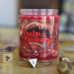 Wheel of Flame | Dice Candle by Calliope Candleworks