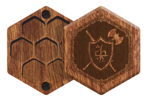 Mahogany Elderwood Mini Hex Chest
