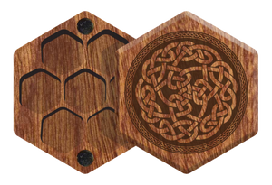 Mahogany Elderwood Mini Hex Chest