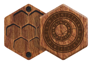 Mahogany Elderwood Mini Hex Chest