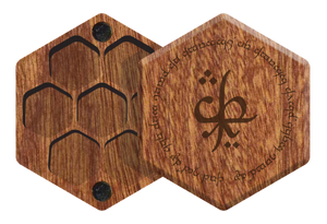 Mahogany Elderwood Mini Hex Chest