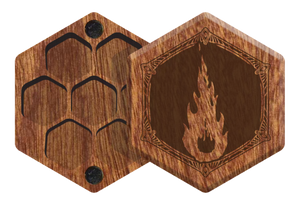 Mahogany Elderwood Mini Hex Chest