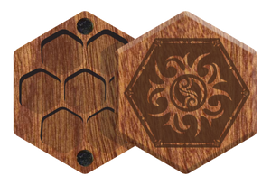 Mahogany Elderwood Mini Hex Chest