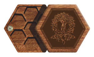 Mahogany Elderwood Hex Chest