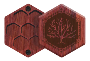Padauk Elderwood Mini Hex Chest