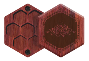 Padauk Elderwood Mini Hex Chest
