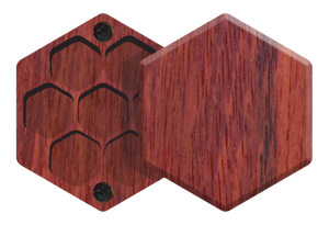Padauk Elderwood Mini Hex Chest