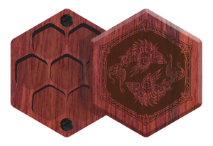Padauk Elderwood Mini Hex Chest