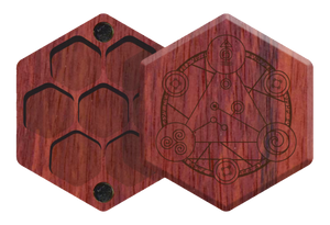 Padauk Elderwood Mini Hex Chest